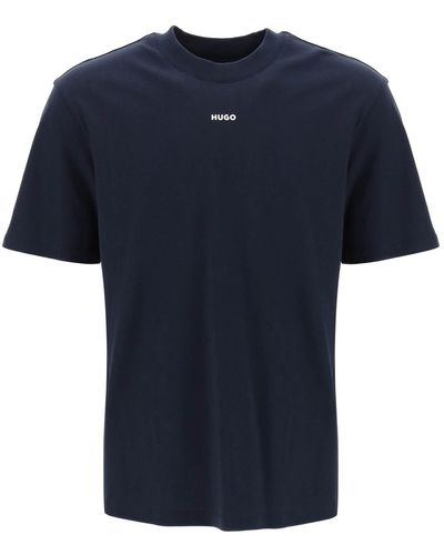 HUGO Dapolino Crew Neck T-shirt - Bleu
