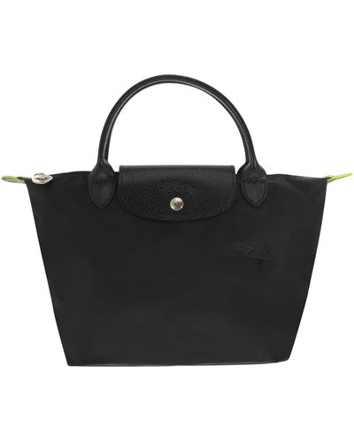 Longchamp Borsa a mano verde le Pliage S - Nero