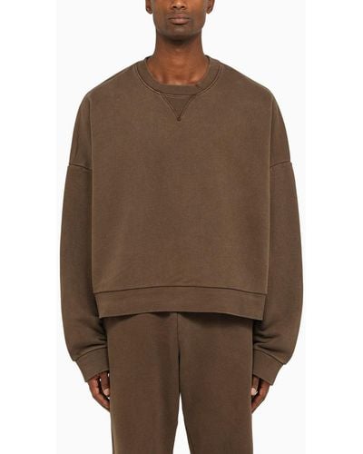Entire studios Brown Sweatshirt In Organic Cotton