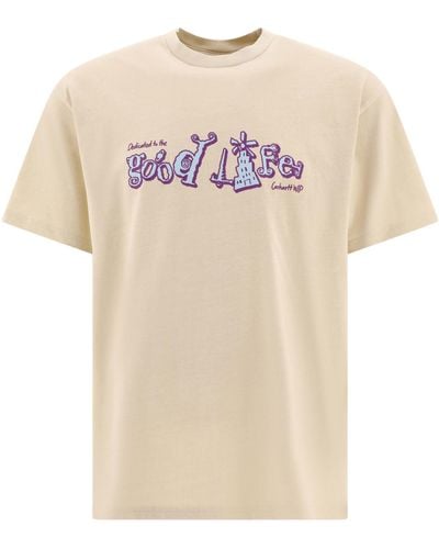 Carhartt Camiseta de "Life" - Neutro