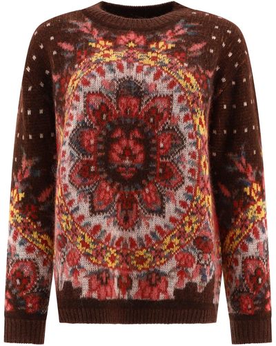 Etro Mohair -pullover - Rood