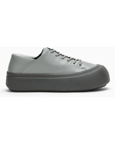 Yume Yume Goofy Leather Low Sneaker - Gray
