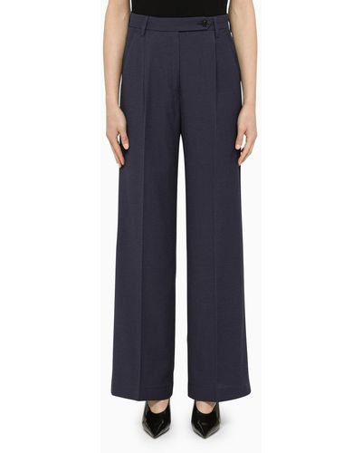 Department 5 Abteilung 5 Navy Viskose Hosen - Azul