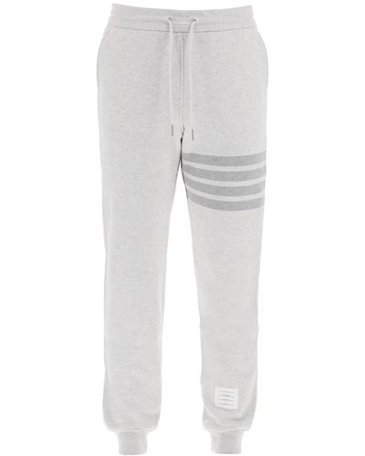 Thom Browne Cotton 4 Bar Sweatpants - Gray