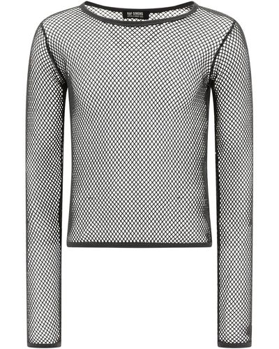Raf Simons Netz -T -Shirt - Grau