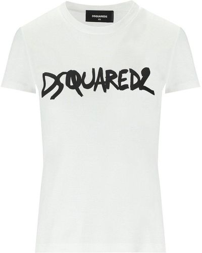 DSquared² Mini fit weißes T -Shirt