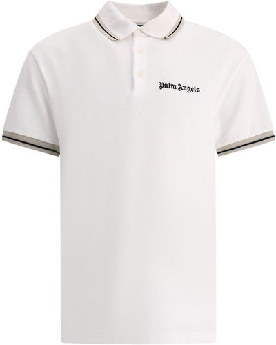 Palm Angels Classic Polo Shirt - Wit