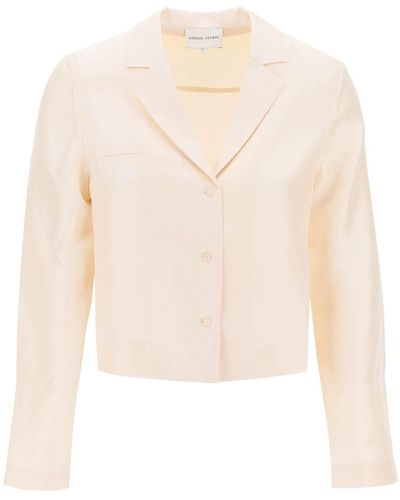 Loulou Studio Silk Aloma -shirt In - Wit