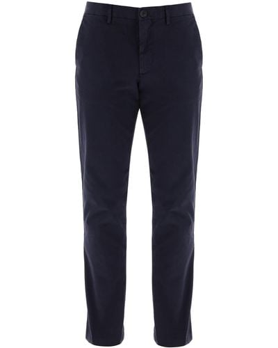PS by Paul Smith Cotton Stretch Chino -broek Voor - Blauw