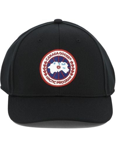 Canada Goose Baseball Cap With Logo Patch - Black