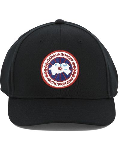 Canada Goose Baseball Cap con patch logo - Nero