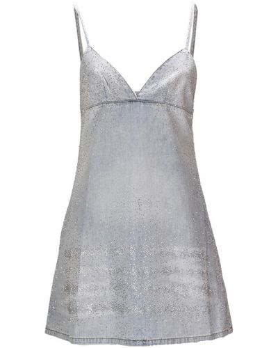 DIESEL Frau Denim Kleid A13144 - Grau