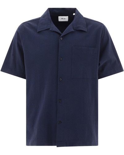 NN07 "Julio" Shirt - Blau
