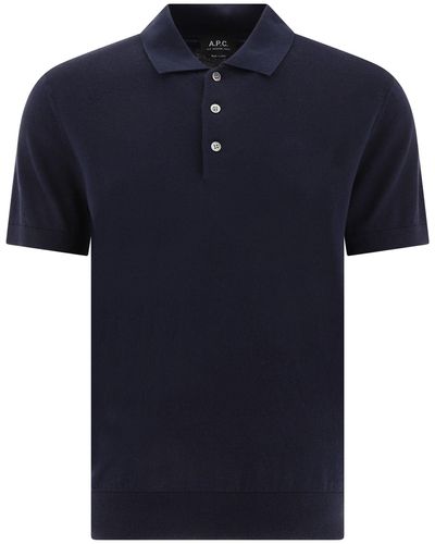 A.P.C. Gregory Polo Shirt - Blauw