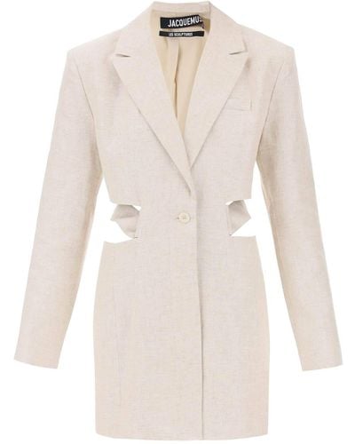Jacquemus 'la Robe Bari' Mini -Kleid - Weiß