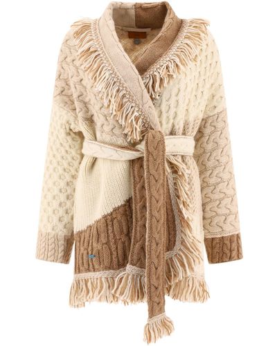 Alanui The Talking Glacier Cardigan - Naturel