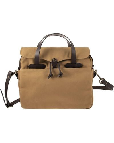 Filson Rugged Twill Original Briefcase - Brown