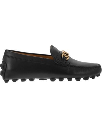 Tod's Lederen Mocassin - Zwart