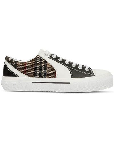 Burberry Vintage Check Low-top Sneakers - Wit