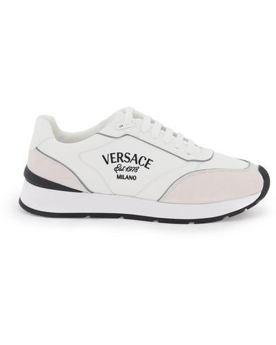Versace Milano Runner Sneakers - Wit