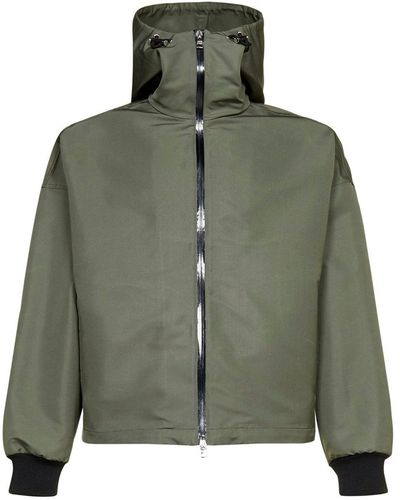 Alexander McQueen Windbreaker Jacket - Vert