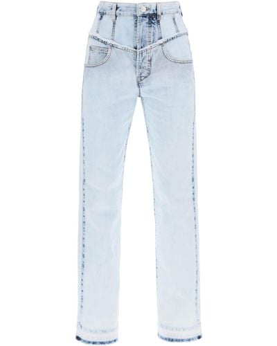 Isabel Marant Jeans a taglio dritto Noemie - Blu