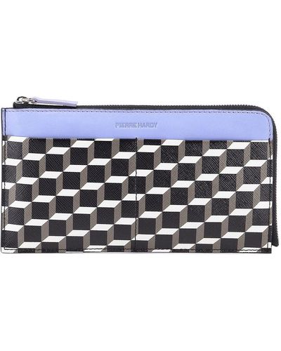 Pierre Hardy Maxi Perspective Wallet - Blue