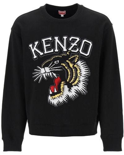 KENZO 'Tiger Varsity Jungle' Crew Neck Sweatshirt - Schwarz
