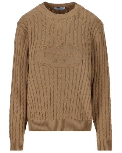 Prada C mero suéter - Marrón