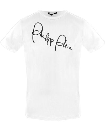 Philipp Plein Utpg31 01 Weißes Unterwäsche-t-shirt - Wit