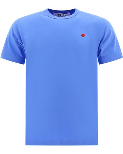 COMME DES GARÇONS PLAY Comme Des Garçons Spelen "small Heart" T -shirt - Blauw