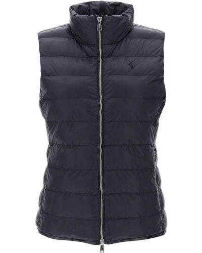 Polo Ralph Lauren Gilet Imbottito Ripiegabile - Blu