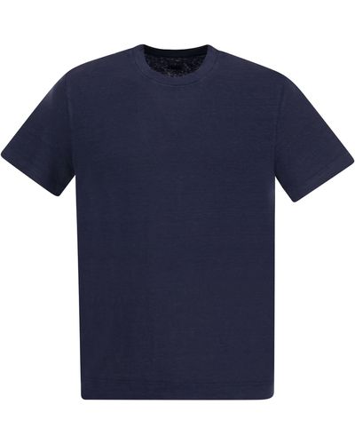 Fedeli Exreme Linnen Flex T -shirt - Blauw