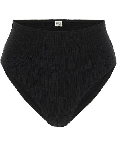 Totême High Tailed Bikini Bottom - Zwart