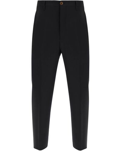 Vivienne Westwood 'cruise' Pants In Lightweight Wool - Black