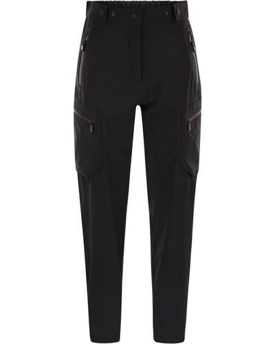 Moncler Technical Fabric Joggers - Black