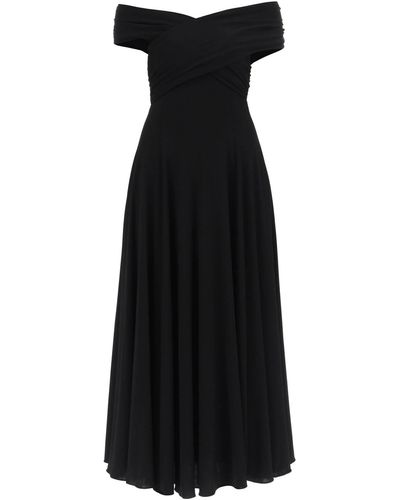 Khaite Bruna Jersey Maxi -jurk - Zwart