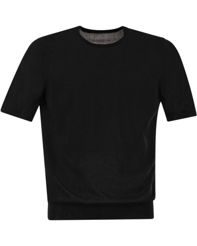 Tagliatore T-shirt en tissu en coton - Noir