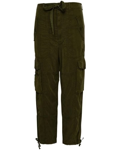 Polo Ralph Lauren Pantalones de mezcla de Green Lyocell - Verde