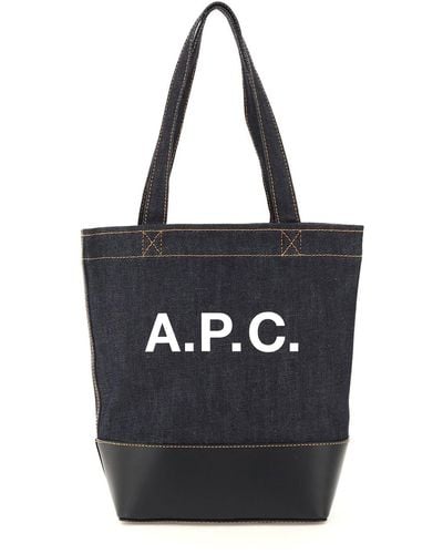 A.P.C. Bolsita de bolso de mezclilla de axel - Negro