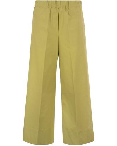 Antonelli Papaya pantalones de algodón suelto - Verde