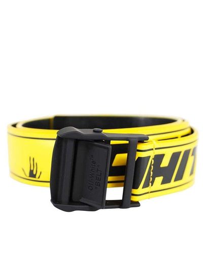 Off-White c/o Virgil Abloh Leather Belt - Yellow