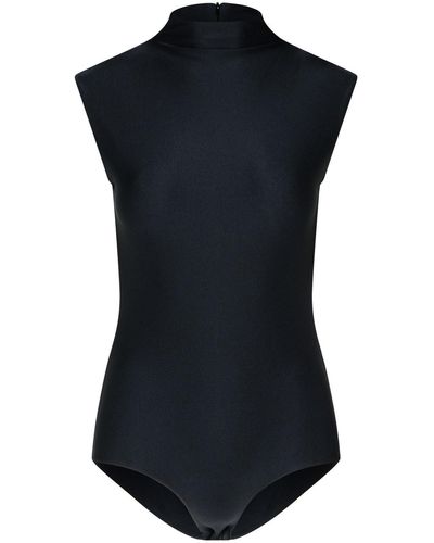 Sportmax 'Cristin' Polyamide Blend Bodysuit - Black