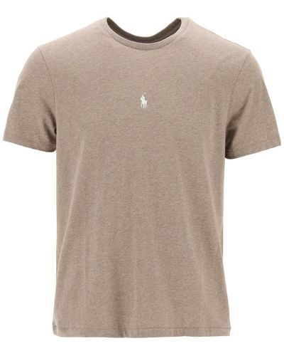 Polo Ralph Lauren Custom Slim Fit Crew Neck T-shirt - Neutre