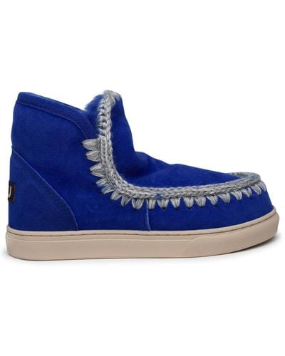 Mou Eskimo Blue Sheepell Sneakers - Blau