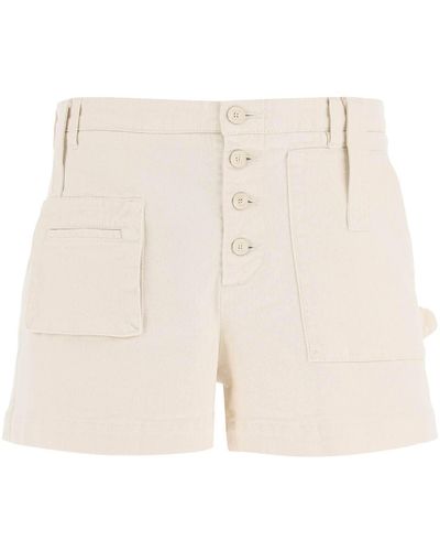 Etro Multi Pocket High Taille Shorts - Naturel
