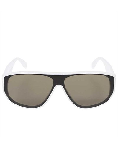 Alexander McQueen Logo Sunglasses - Gris