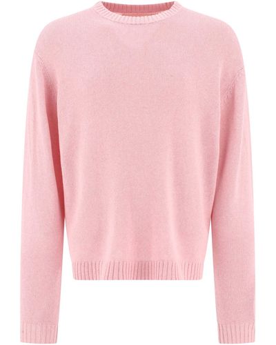 Stockholm Surfboard Club "Curved Logo" Sweater - Pink