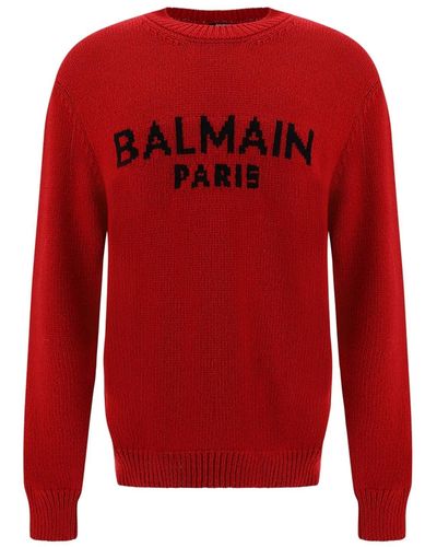 Balmain Knitwear - Red