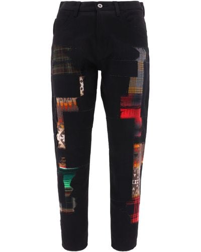 Junya Watanabe Patchwork Jeans - Zwart